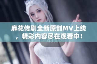 麻花传剧全新原创MV上线，精彩内容尽在观看中！