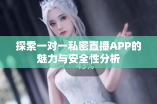 探索一对一私密直播APP的魅力与安全性分析