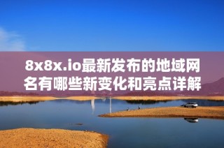 8x8x.io最新发布的地域网名有哪些新变化和亮点详解