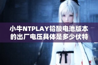 小牛NTPLAY铅酸电池版本的出厂电压具体是多少伏特