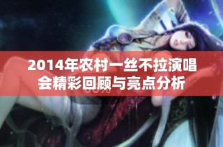 2014年农村一丝不拉演唱会精彩回顾与亮点分析