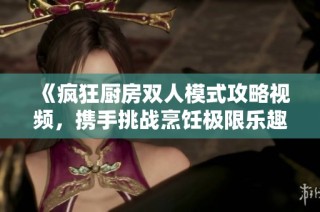 《疯狂厨房双人模式攻略视频，携手挑战烹饪极限乐趣》