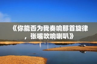 《你能否为我奏响那首旋律，张嘴吹响喇叭》