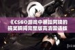 《CSGO游戏中暴躁阿姨的搞笑瞬间完整版高清国语版》