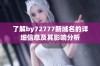 了解by72777新域名的详细信息及其影响分析