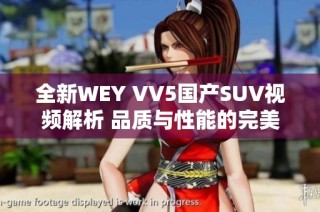 全新WEY VV5国产SUV视频解析 品质与性能的完美结合