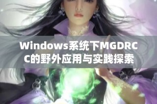 Windows系统下MGDRCC的野外应用与实践探索