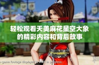 轻松观看天美麻花星空大象的精彩内容和背后故事