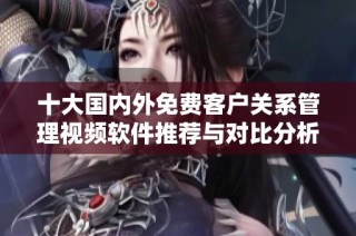 十大国内外免费客户关系管理视频软件推荐与对比分析