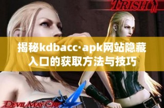 揭秘kdbacc·apk网站隐藏入口的获取方法与技巧