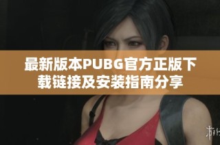 最新版本PUBG官方正版下载链接及安装指南分享