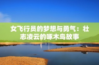 女飞行员的梦想与勇气：壮志凌云的啄木鸟故事