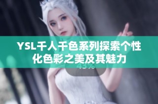 YSL千人千色系列探索个性化色彩之美及其魅力