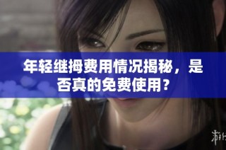 年轻继拇费用情况揭秘，是否真的免费使用？