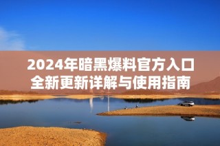 2024年暗黑爆料官方入口全新更新详解与使用指南