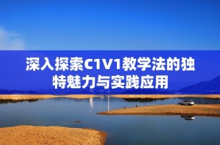 深入探索C1V1教学法的独特魅力与实践应用