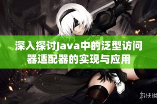 深入探讨Java中的泛型访问器适配器的实现与应用