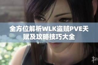 全方位解析WLK盗贼PVE天赋及攻略技巧大全