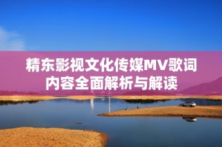 精东影视文化传媒MV歌词内容全面解析与解读