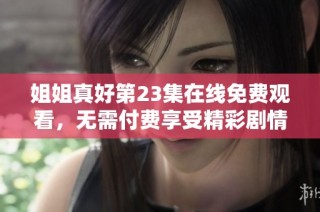 姐姐真好第23集在线免费观看，无需付费享受精彩剧情