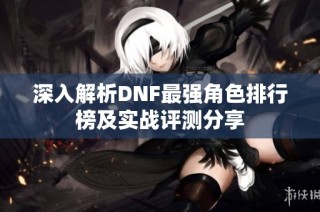 深入解析DNF最强角色排行榜及实战评测分享