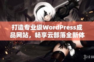 打造专业级WordPress成品网站，畅享云部落全新体验