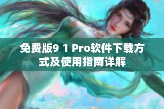 免费版9 1 Pro软件下载方式及使用指南详解