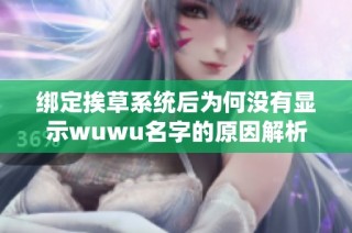 绑定挨草系统后为何没有显示wuwu名字的原因解析