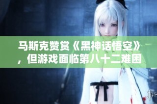 马斯克赞赏《黑神话悟空》，但游戏面临第八十二难困境