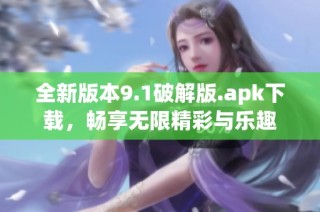 全新版本9.1破解版.apk下载，畅享无限精彩与乐趣