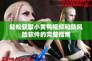 轻松获取小黄鸭视频和防风险软件的完整指南