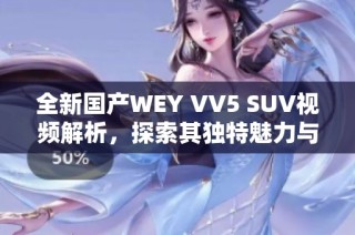 全新国产WEY VV5 SUV视频解析，探索其独特魅力与性能表现