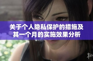 关于个人隐私保护的措施及其一个月的实施效果分析