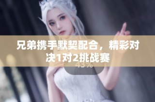兄弟携手默契配合，精彩对决1对2挑战赛