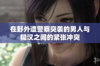 在野外遭警察突袭的男人与糙汉之间的紧张冲突