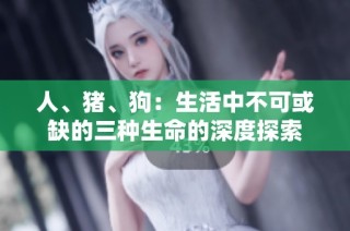 人、猪、狗：生活中不可或缺的三种生命的深度探索