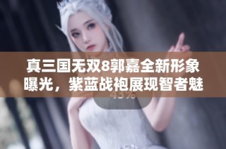 真三国无双8郭嘉全新形象曝光，紫蓝战袍展现智者魅力