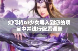 如何将AI少女导入到您的项目中并进行配置调整