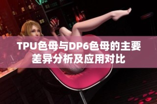 TPU色母与DP6色母的主要差异分析及应用对比