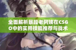 全面解析暴躁老阿姨在CSGO中的实用技能推荐与战术指南