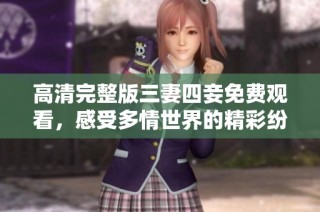 高清完整版三妻四妾免费观看，感受多情世界的精彩纷呈
