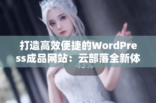 打造高效便捷的WordPress成品网站：云部落全新体验解析