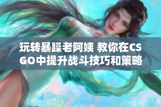 玩转暴躁老阿姨 教你在CSGO中提升战斗技巧和策略