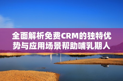 全面解析免费CRM的独特优势与应用场景帮助哺乳期人群