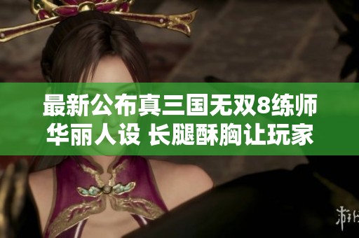 最新公布真三国无双8练师华丽人设 长腿酥胸让玩家尖叫