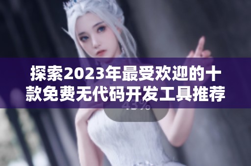 探索2023年最受欢迎的十款免费无代码开发工具推荐