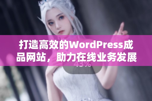 打造高效的WordPress成品网站，助力在线业务发展