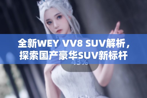 全新WEY VV8 SUV解析，探索国产豪华SUV新标杆