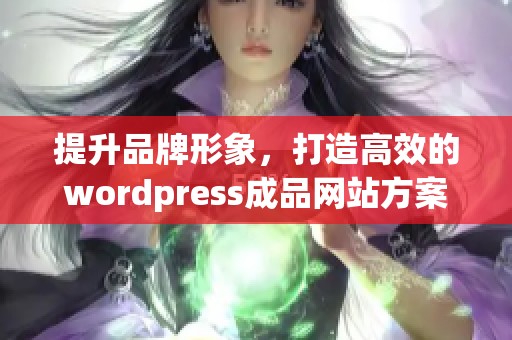 提升品牌形象，打造高效的wordpress成品网站方案解读