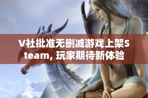 V社批准无删减游戏上架Steam, 玩家期待新体验